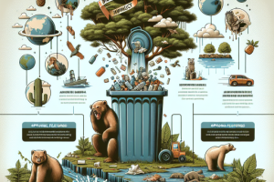 El impacto ambiental de los cubos de basura desechables