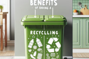 Los beneficios de tener un cubo de basura de doble compartimento