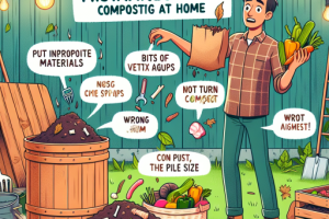 Los errores más comunes al compostar en casa