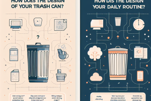¿Cómo afecta el diseño de tu cubo de basura a tu rutina diaria?
