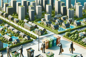 ¿Cómo afecta el diseño urbano a la gestión de residuos?