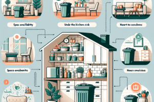 ¿Cómo elegir el lugar perfecto para tu cubo de basura en casa?