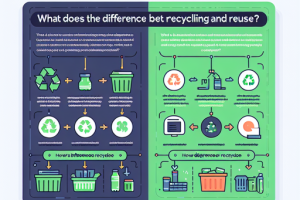 ¿Cuál es la diferencia entre reciclaje y reutilización?