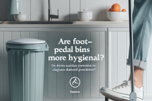 ¿Son los cubos de basura de pedal más higiénicos?